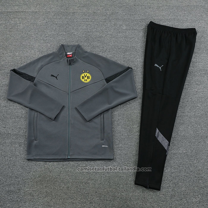 Chandal de Chaqueta del Borussia Dortmund 22/23 Gris